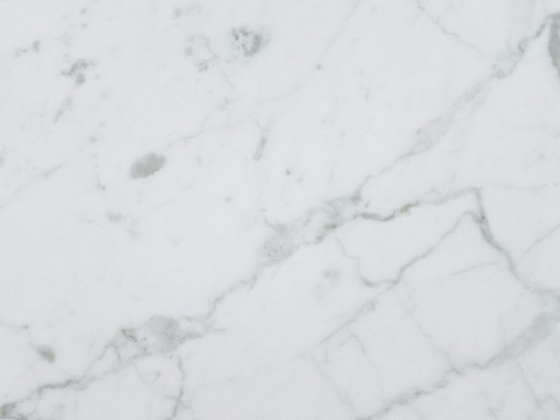 Polished marble slab with veining