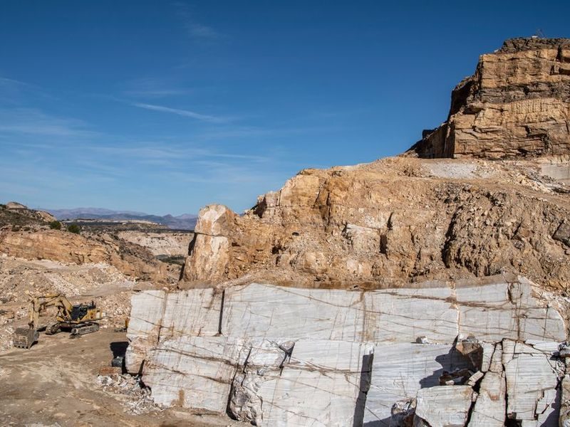 Sandstone quarry outcrop