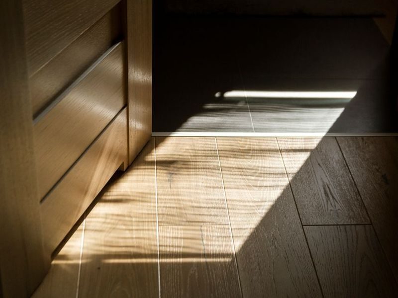 Red oak hardwood flooring