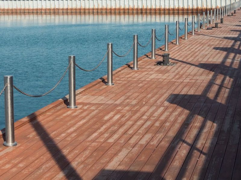 Redwood deck and siding