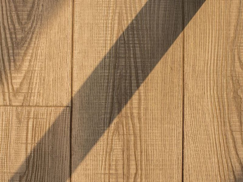 Western red cedar milled board grain
